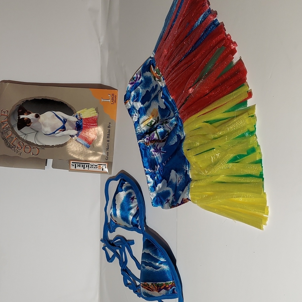 Hula Girl Dog Costume size Large Doggiduds